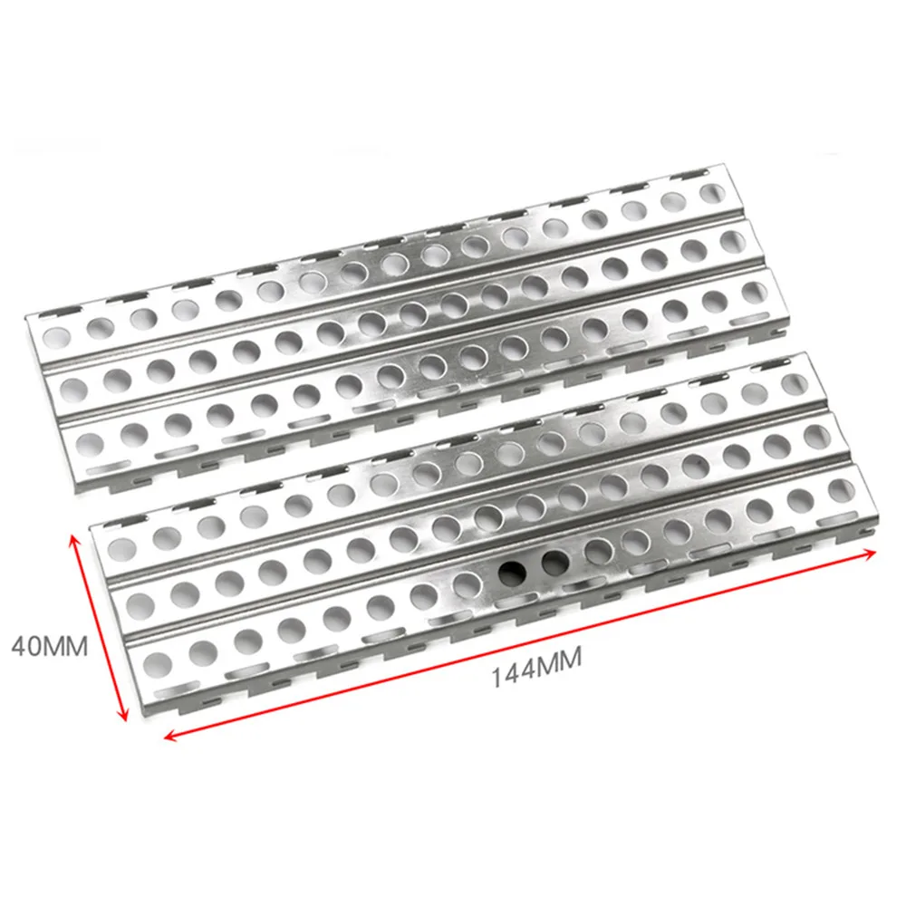 1 пара металлических пескоструйных лестниц для 1/10 Traxxas TRX4 Defender Axial SCX10 RC Crawler Car Parts