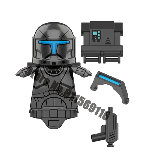 Disney Republic Commando 501st Clone Building Blocks Trooper Force 99 Hunter Crosshair Wrecker Echo Cody Rex Star Brick Figure D-XP370