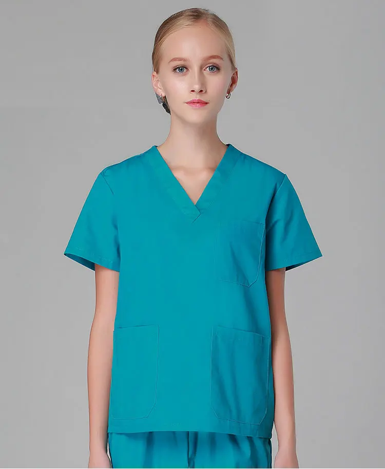 WICCON Новая модная, с короткими рукавами, женские костюмы, хирургические халаты, одежда, кисть для рук, одежда для медсестры, доктора, хлопок, одноцветная, униформа