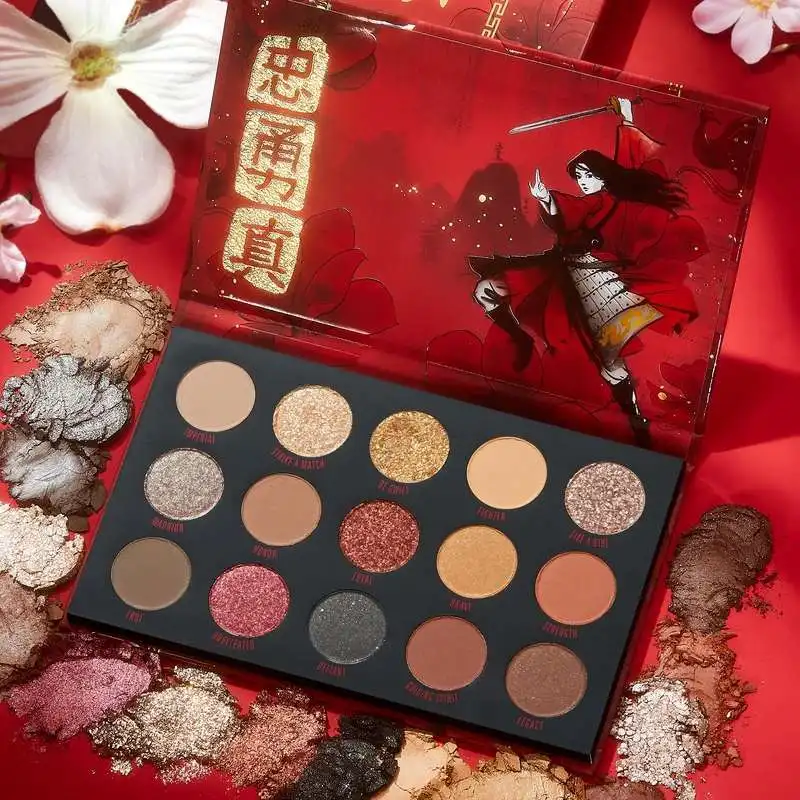 

HEARO MULAN Charming Eyeshadow Palette 15 Color Make up Palette Matte Shimmer Pigmented Eye Shadow Powder Beauty Eyeshadow