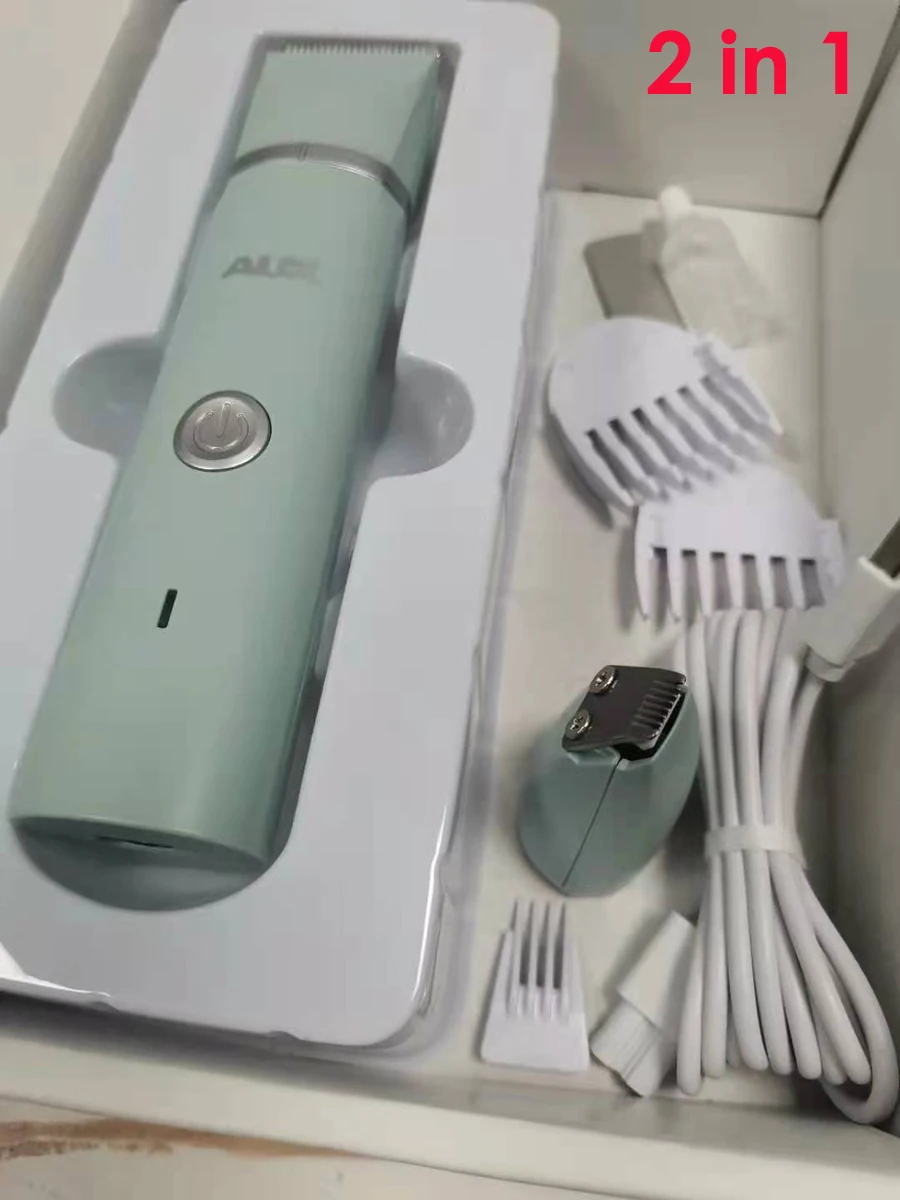 Pet Clipper Dog Hair Trimmer Pet Hair Trimmer Dog Clipper Pet Nail Grinder Dog Cat Hair Trimmer Paw Nail Grinder Pets Clippers Foot Nail Cutter Low Noise Grooming Machine USB