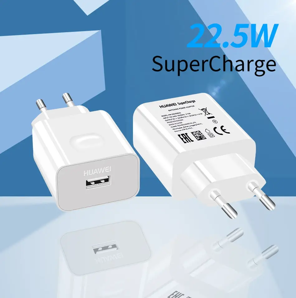 Honor 10 USB зарядное устройство для путешествий SuperCharge 5V4. 5A 5A Тип usb C usb кабель Honor V10 Nova 3rd P20 Pro P10 P9