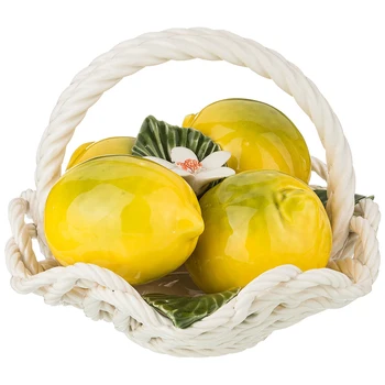 

Product Artistic and Decorative Basket with Lemons Diameter 19 cm Height 15 cm