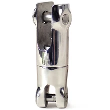1 шт. Нержавеющая сталь якорь 1/4 Inch-5/16 дюймов Цепь 360 градусов Поворотный соединитель цепи для морской лодки