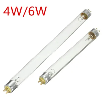

T5 4W/6W UV Disinfection Lamp Tube Ultraviolet Lamp Light Blue 14.8cm/22.5cm Sterilizing Lamp Bulbs Support Dropshipping