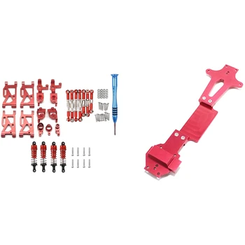 

1 Set Rc Car Upgrade Parts & 1Pcs Metal Radio Tray Second Floor Board Replacement Accessory for Wltoys 1/14 Rc Car