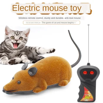 

Funny Cats Toys Mouse Wireless Remote Control Simulation Mouse Electric Funny Cat Puppy Funny Toy Interactive Cat Toy Plastic