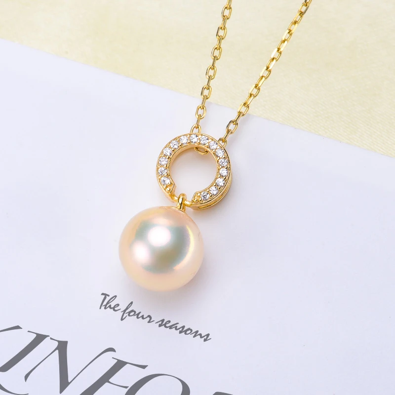5Pcs/Lot Delicate Round Design Pendant Settings S925 Sterling Silver Circle Holder Women DIY Jewelry Findings | Украшения и