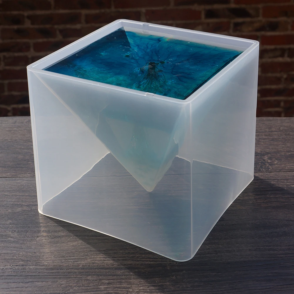 15CM DIY Super Large Pyramid Frame Set Triangle Silicone Mold silicone mold For Resin Craft Jewelry Crystal