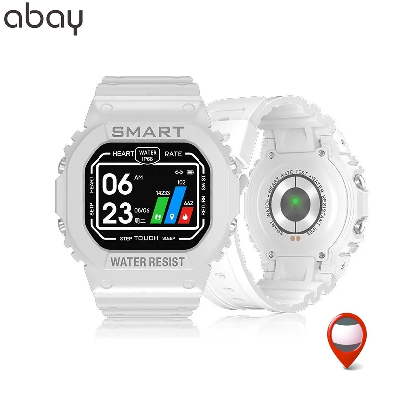 

New abay K16 Smart Watch IP68 Waterproof Heart Rate Blood Pressure Monitor Bracelet Swimming Men Wristwatch Sports Watch PK X12