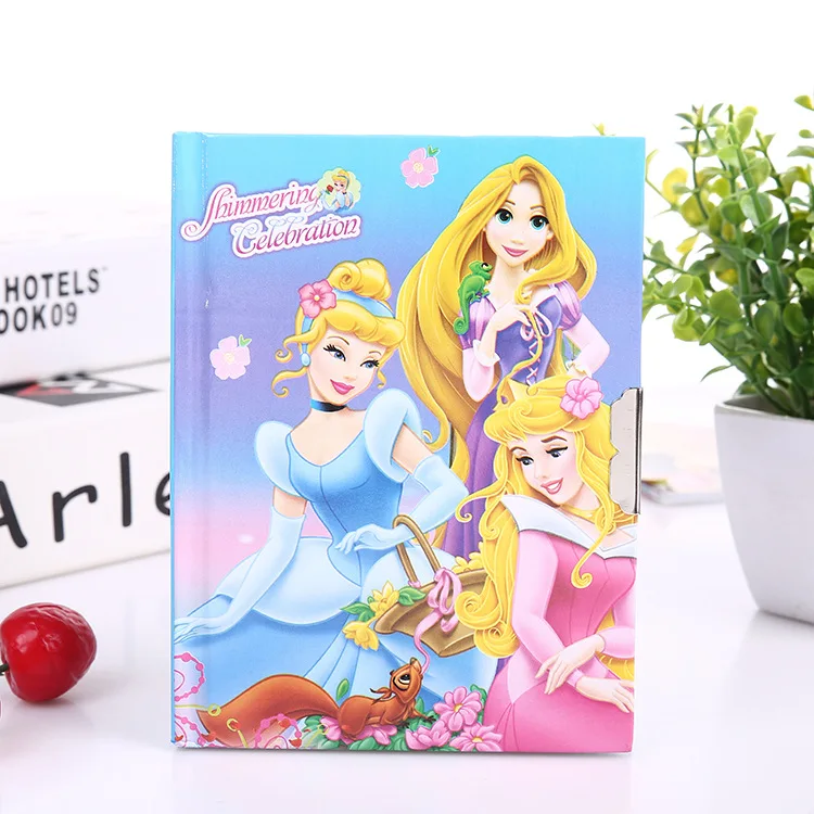 Disney Princess cute A5 notebook Minnie Frozen notebook с паролем Человек-паук мультфильм мальчик канцелярский блокнот школьные принадлежности