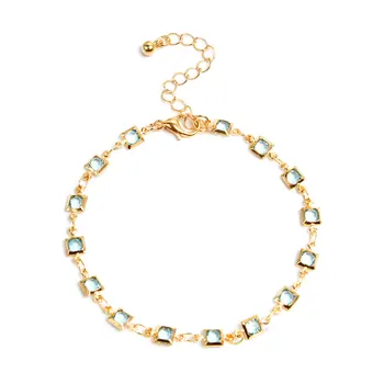 

Accessories Simple Cool GIRL'S Street Snap Geometry Gemstone Handmad