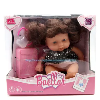 

Silicone Simulation Reborn Baby Dolls Baby Hobbies Kids Toys Realistic Childen Gift 18cm