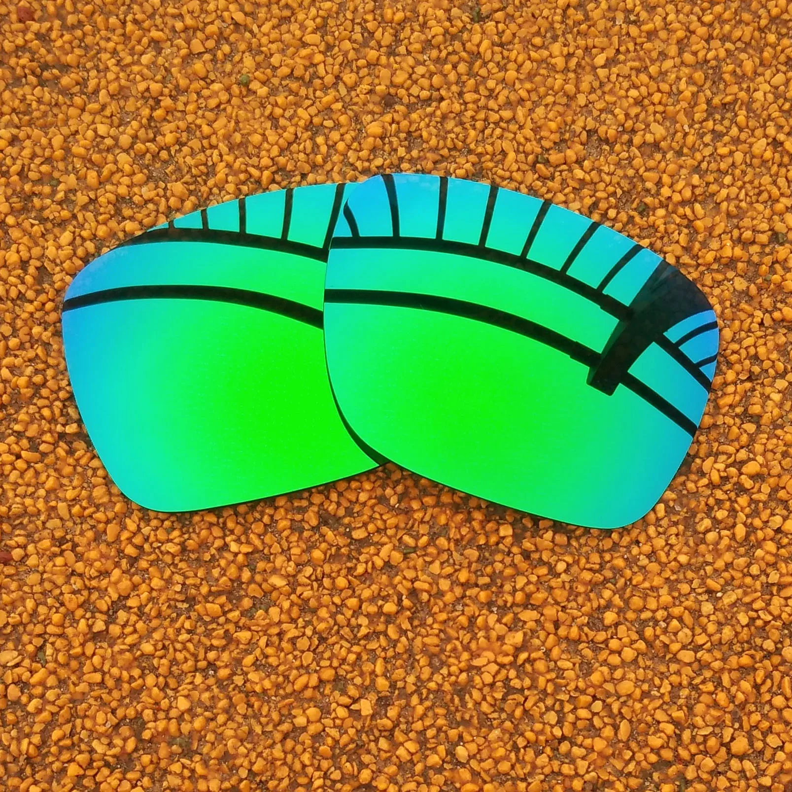 Зеленые зеркальные замены линзы для Холбрук солнцезащитные очки кадр 100% UVA и UVB против царапин антибликовое