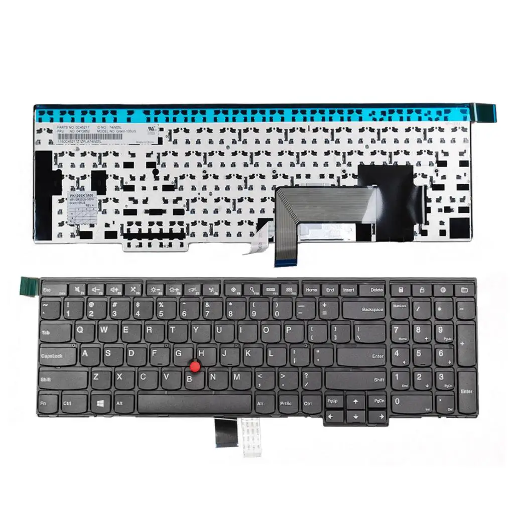 US English Layout Laptop Replacement Keyboard for Lenovo IBM thinkpad E531 E540 T540P T540 L540 W540 Laptops Keyboard Brand New