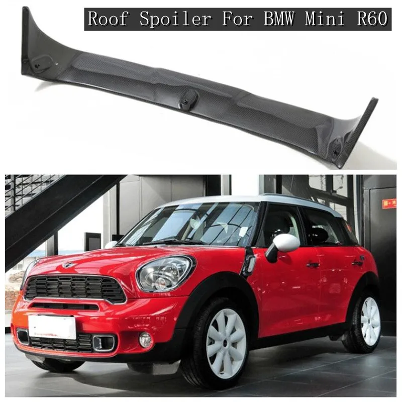 Rear Carbon Fiber Trunk Lip Roof Spoiler Top Wing Fits For BMW Mini R60 Countryman Coopers 2011-2015 | Автомобили и мотоциклы