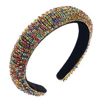 

Baroque Crystal Hair Bands for Women Lady Hair Accessories Rhinestone Headband AXYD