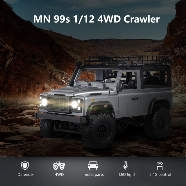 MN 99s 2.4G 1/12 4WD RC Crawler RC Car Rock Crawler Off-Road Vehicle Land Rover Vehicle RTR Models 2