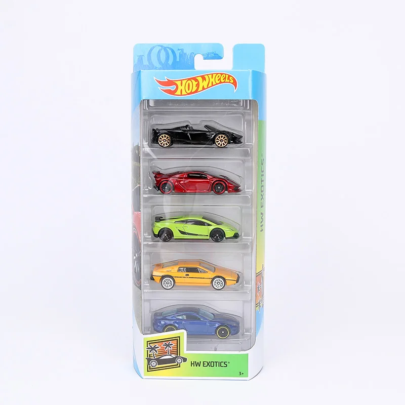 Оригинальные 5 упаковок Hotwheels автомобили Hot Wheels 1: 64 Форсаж литые под давлением автомобили из сплава спортивные автомобили Бэтмен скоростная Коллекционная модель