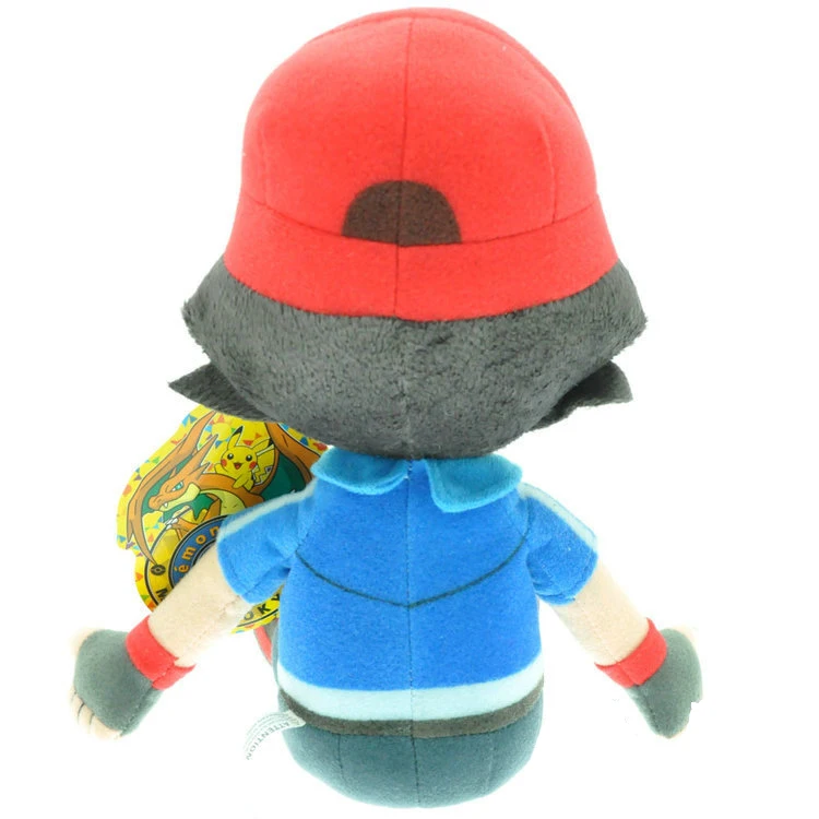 TAKARA TOMY Покемон 33 см Япония мультфильм аниме пепел Кетчум Мягкие плюшевые игрушки покемон плюшевые куклы игрушки подарки для детей
