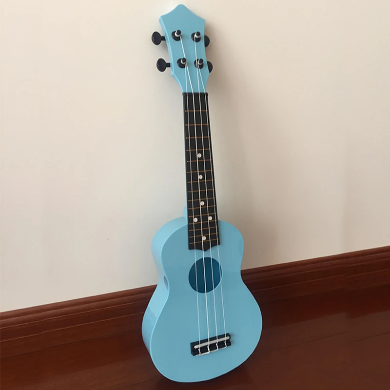 Красочная Портативная акустическая укулеле 21 дюймов 4 струны Гавайская гитара Музыка для начинающих детей подарок мини гитарные инструменты