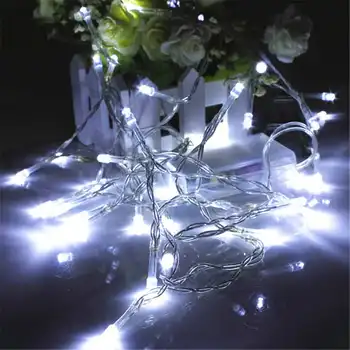

AA Battery Mini 2M 20 LEDs Cool/Warm White Christmas String Fairy Lights Holiday Lighting Wedding Party Ornaments Decoration