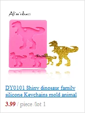 DY0265 Shiny dolphin mold Silicone Molds DIY epoxy and resin craft molds keychains Mould custom