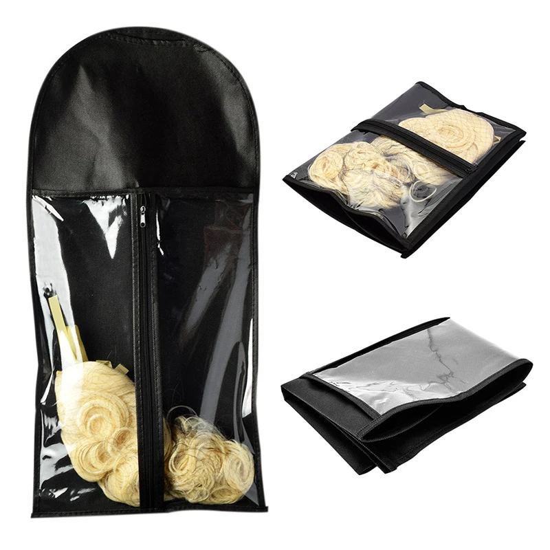 Черное портативное наращивание волос, парики Бытовая сумка для хранения предметов изоляционные сумки одежда другие сумки для хранения аксессуары для укладки
