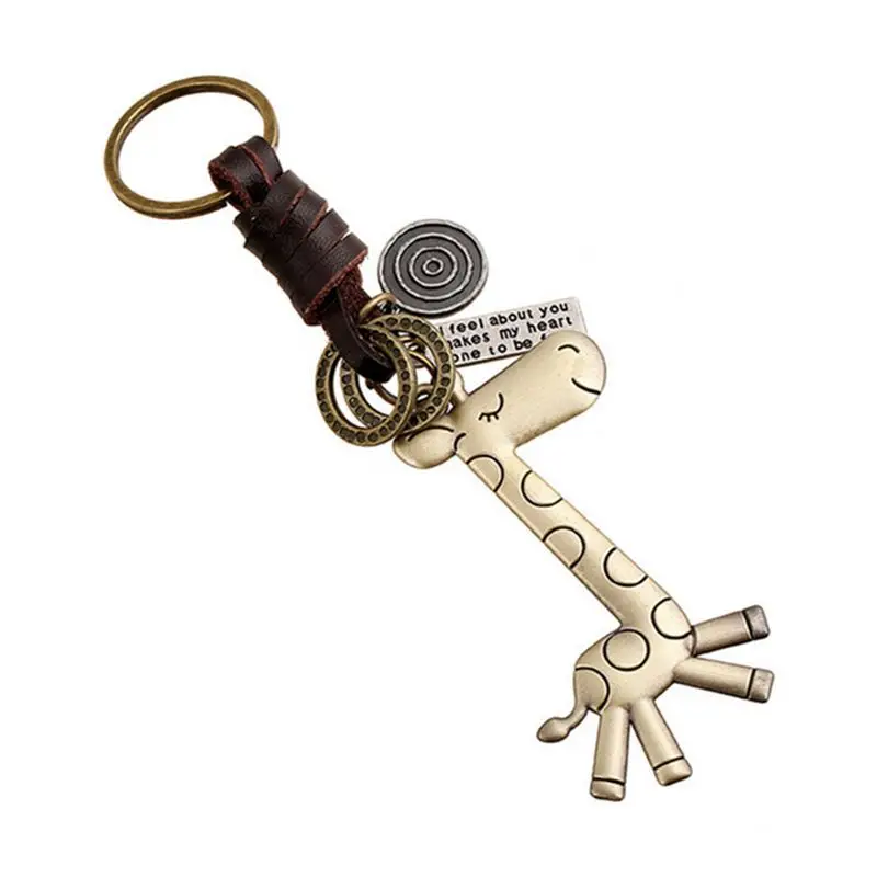 

Zinc Alloy Material Durable Wear - Resistant Car Pendant Pendant Mini Giraffe Pendant Key Chain