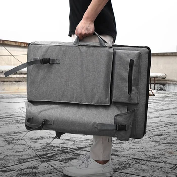 

Large Art bag for drawing board painting set travel sketch bag for sketching tools Canvas painting art supplies for artist