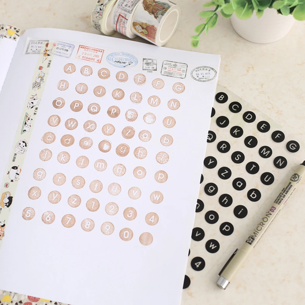 Simply Creative Alphabet & Numbers Clear Stamps - Typewriter, Serif, Script