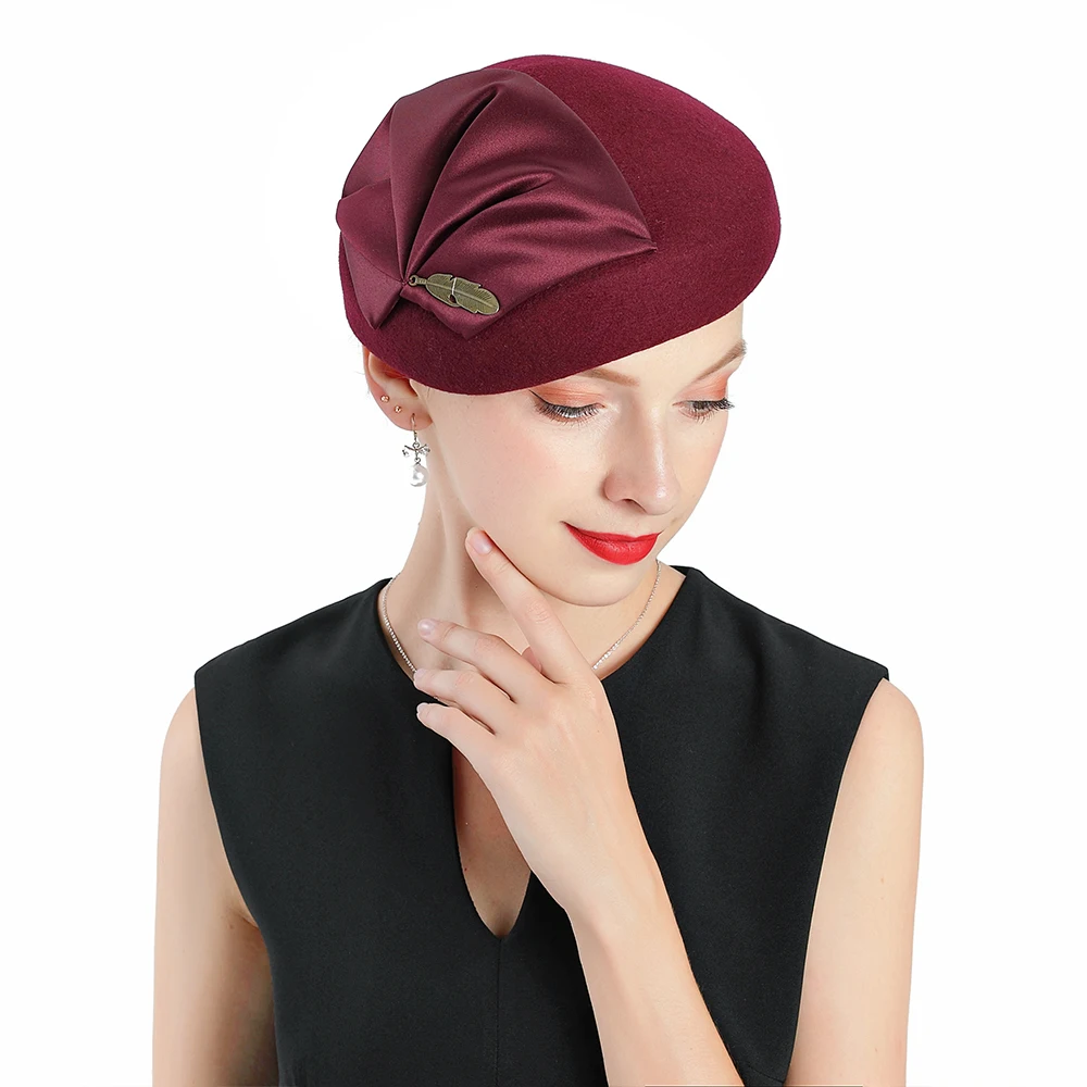 Lady Winter Berets Hat Painter Style Hat Women Wool Vintage Berets French Artist Warm Wool Winter Beanie Hat Warm Walking Cap