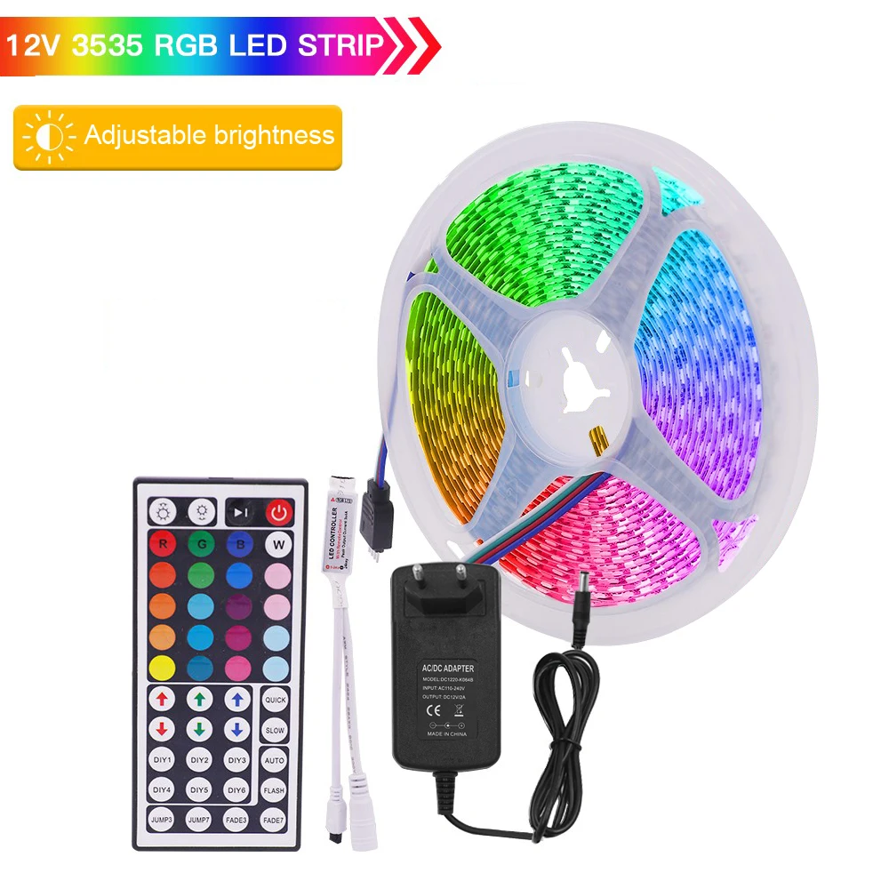 Profile RGB LED strip 12V 5m + afstandsbediening