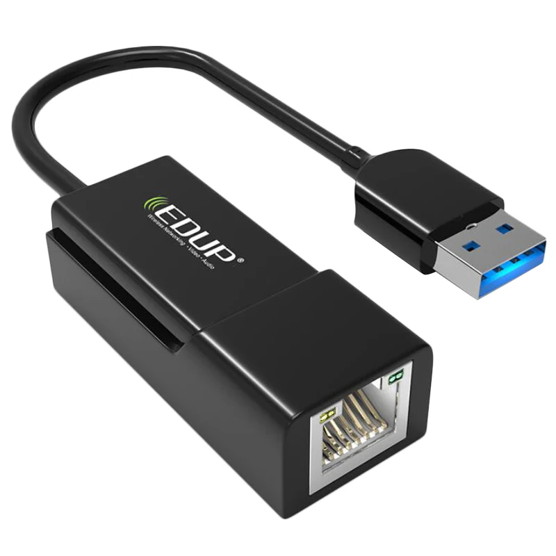 EDUP USB3.0 к RJ45 адаптер 1000 Мбит/с Gigabit Ethernet карта для Xiaomi для huawei tv Box Поддержка n-переключатель Windows Mac