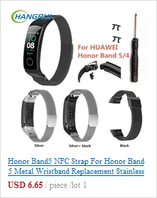 Умный Браслет huawei Honor Band 5 NFC, оксиметр, кислородный цветной сенсорный экран, для плавания, осанки, для обнаружения пульса и сна