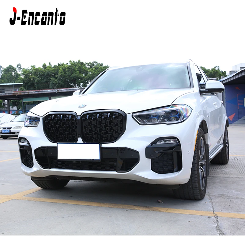 Пара новых ромбовидных фасонных решеток для BMW New X5 G05 Решетка переднего бампера Стайлинг автомобильной решетки