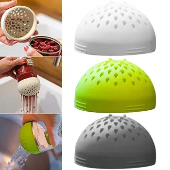 

Micro Multi-use Silicone Colander Strainer Sifter Filter Cover Kitchen Accessory