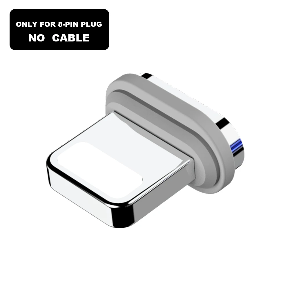 Only pulg For iphone Vanniso 1 м 2 м 3A провод для быстрого заряда тип-c Магнитный кабель для зарядки телефона для iphone xiaomi Android мобильный телефон Магнитный USB кабель - Цвет: Only pulg For iphone