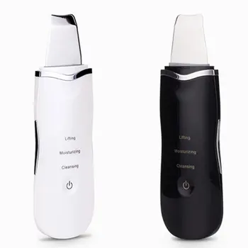 

Ultrasonic Skin Scrubber Cleaner Ion Acne Blackhead Remover Peeling Shovel Cleaner Facial Massager