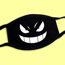 Маска для лица аниме мультфильм рот Муфельная маска для лица покрытие для велоспорта против пыли хлопок лицевая Защитная крышка маски