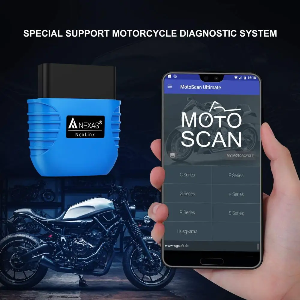 NEXAS NexLink Bluetooth 5 0 OBD 2 сканер EOBD диагностический инструмент считыватель кодов