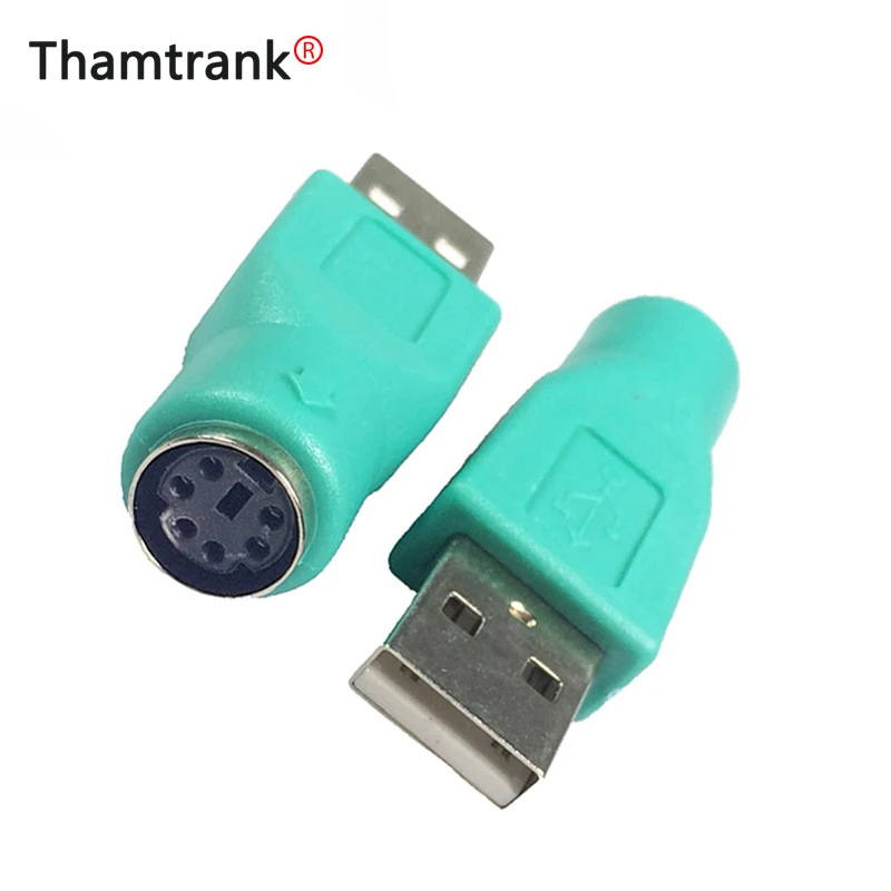 100pcs/lot USB2.0 A type Male Plug to 6 Pin Mini DIN Jack PS2 Female