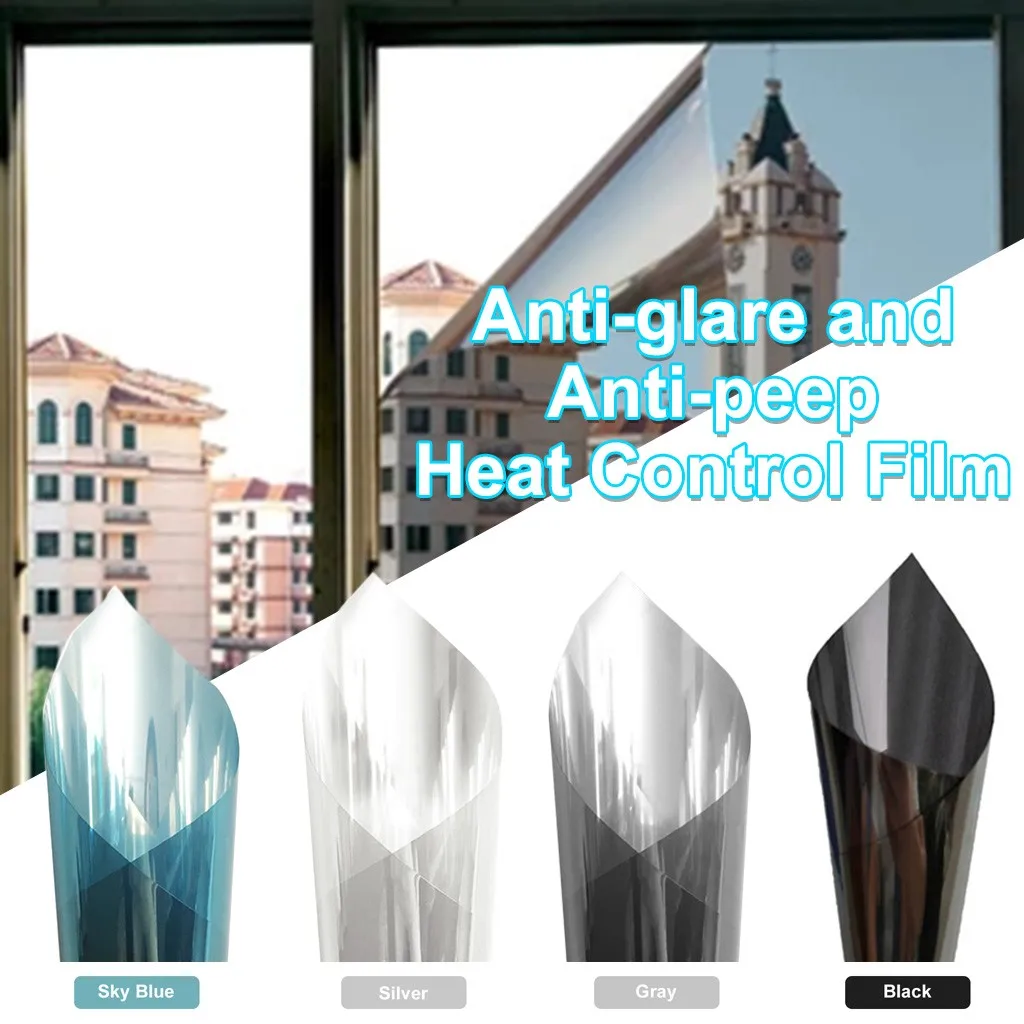 One Way Mirror Film Window Glass Sticker Tint UV Solar Insulate Reflect HOT SALE