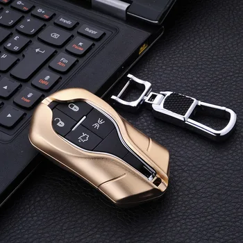 

Key Holder Cover Case bag Remote Key Cover Aluminum Alloy Keychain Set for Levanteghibli President Maserati Key Case Hitch Shell