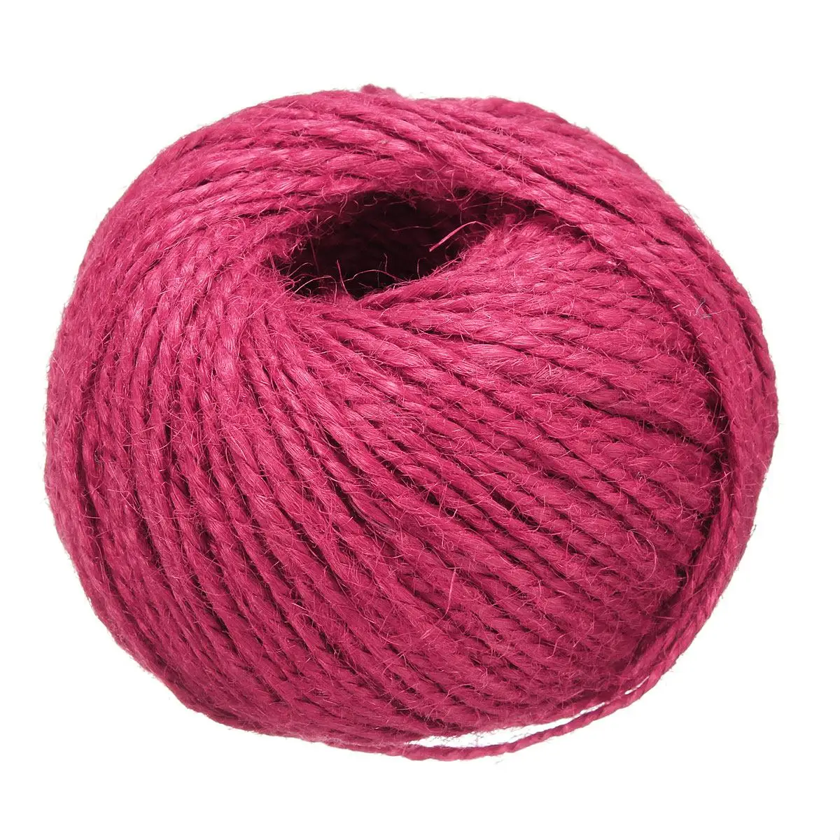 rose red 7 цветов обертывание Подарочная ссылка бумажные бирки лента из джута, мешковины шпагат вереница ниток сплетенная из джутовых нитей 50 м - Цвет: rose red