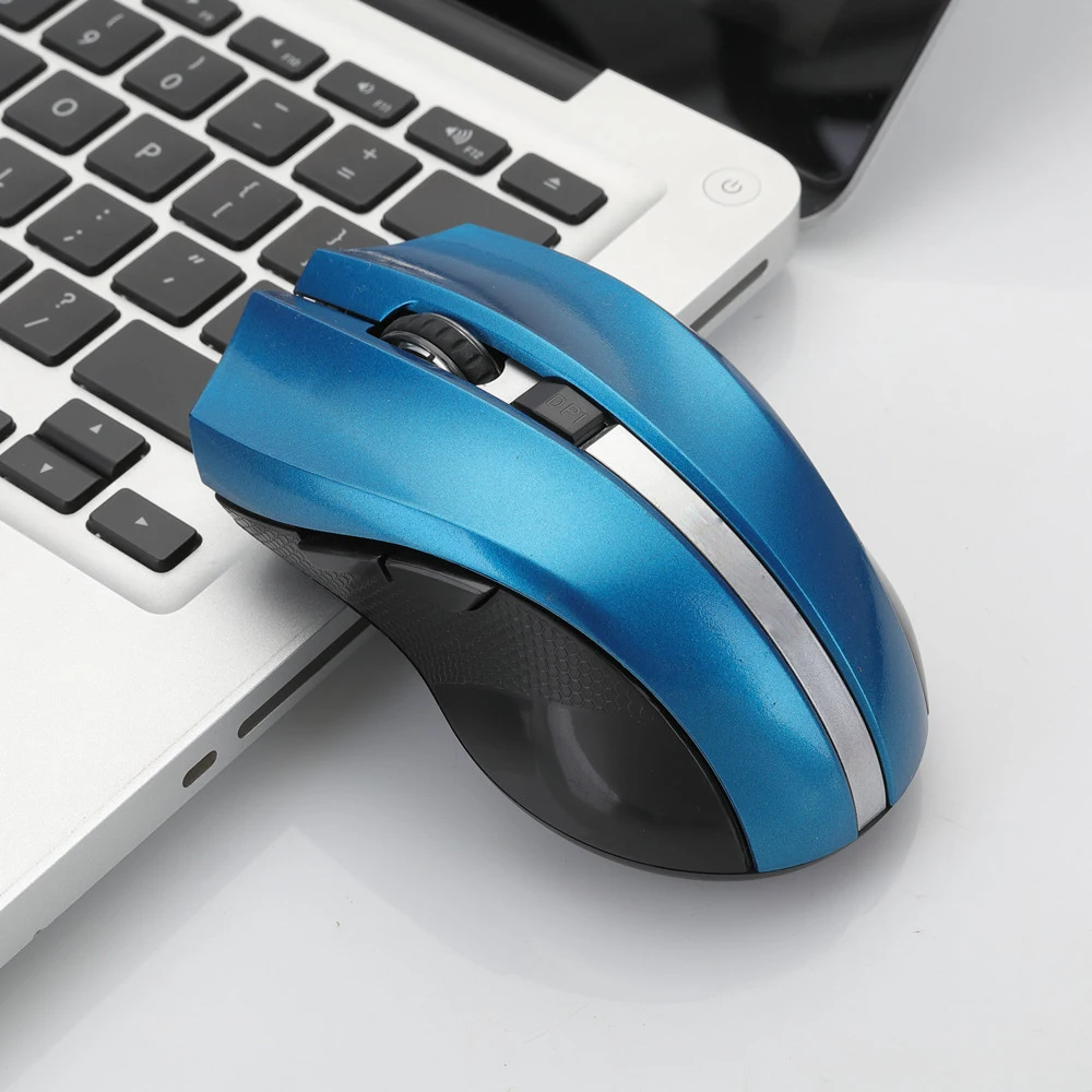 Q5 Blue Для T-Wolf Q5 Беспроводная Бесшумная Bluetooth мышь эргономичная скульптурная правая форма гипер-быстрая прокрутка и usb-приемник для ПК - Цвет: Q5 Blue