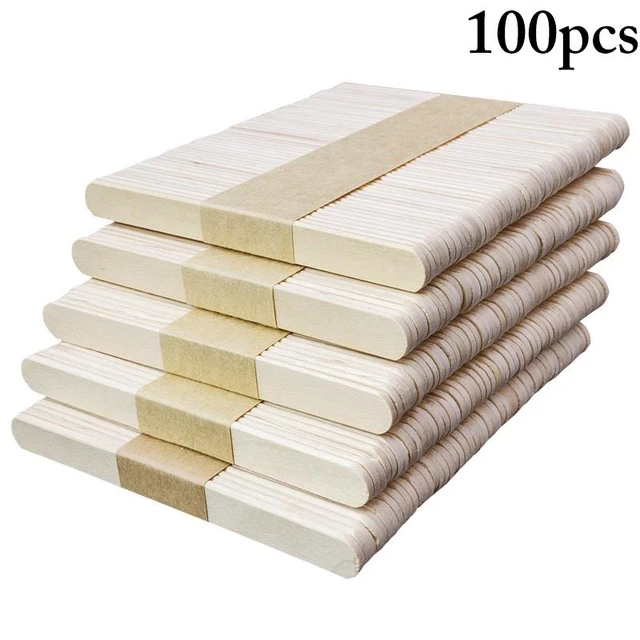 Popsicle Stick for Craft Supplies Sticks - Premium Quality 100 pcs