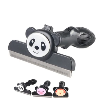 

NEW Combs Dog Hair Remover Cat Brush Grooming Tools Detachable Clipper Attachment Pet Trimmer Combs Panda Monkey Piggy Pattern