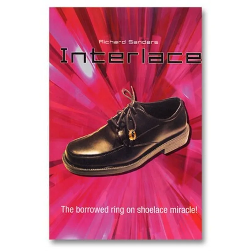 Interlace от Рихарда Сандерса(DVD+ трюк) Волшебные трюки кольцо в обувь магический трюк для профессиональные маги