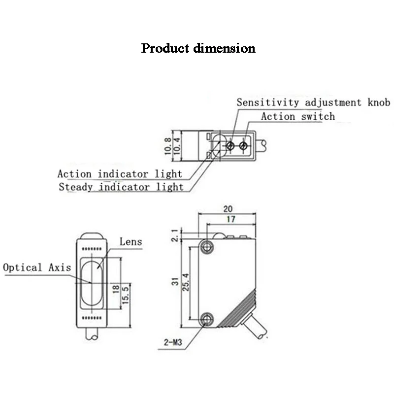 cm 50cm Npn Pnp Diffuse Reflective Sensor Photoelectric Proximity Switch Photocell Object Detector Motion Sensor Light Switch Home Appliance Control Module Aliexpress